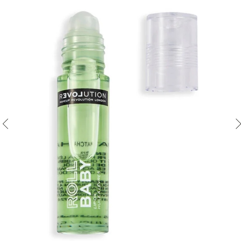 Relove by Revolution Roll Baby Lip Oil Matcha Green Hydrating Glossy 5ml NEW